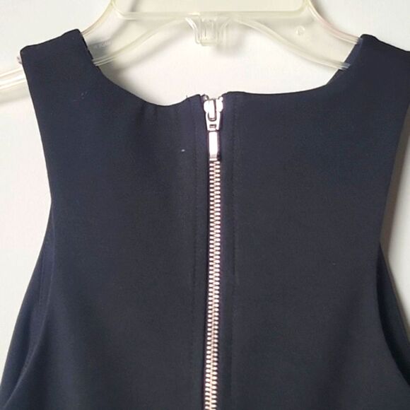 NWT Nicholas Black Peplum Top Sz 4 XS S Ponti Asymmetrical Angled Sexy Feminine - Picture 8 of 14